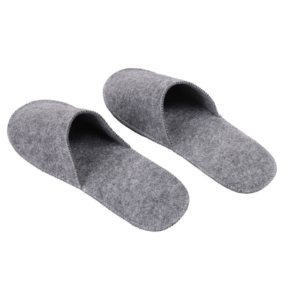 5 pcs Grey Wool Felt Sauna Hat Sets for Russian Banya Sauna With organizer bag