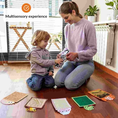 6 Animals Felt Sensory Mats For Autistic Children Sensory Tiles For Kids Sensory Disorder Toys For Tactile Play
