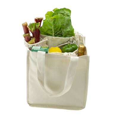 WHITE LARGE SHOPPING BAG OORGANIC COTTON TOTE BAG LARGE SIZE PASS GOTS