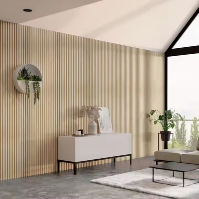 High Quality Sound Absorption Wall Panels MDF Akupanel Wood Slatted Wall Acoustic Panels For Interior Decoration