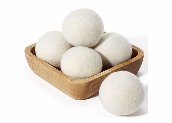 6.5cm 7cm Simple Natural Wool Dryer Balls For Laundry